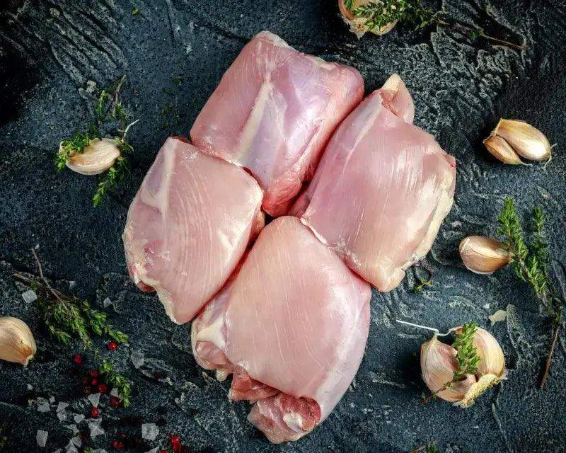 1kg Chicken Thighs (Boneless & Skinless ), poultry, butcher prepared, Bromfields Butchers