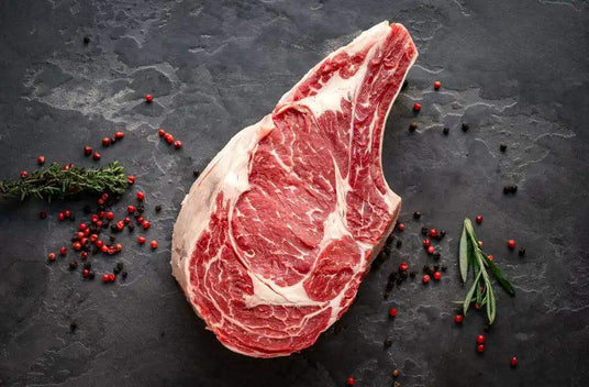 28 Day+ Dry Aged Cote de Boeuf, beef, butcher prepared, Bromfields Butchers