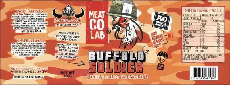 Angus & Oink Buffalo Soldier Wing Rub 200g - Bromfields Online Butchers UK