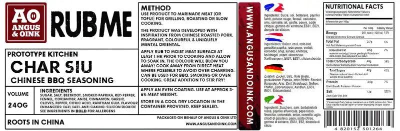 Angus & Oink Char Siu Seasoning 200g - Bromfields Online Butchers UK