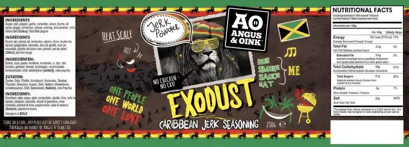 Angus & Oink Exodust Jerk Seasoning 200g - Bromfields Online Butchers UK
