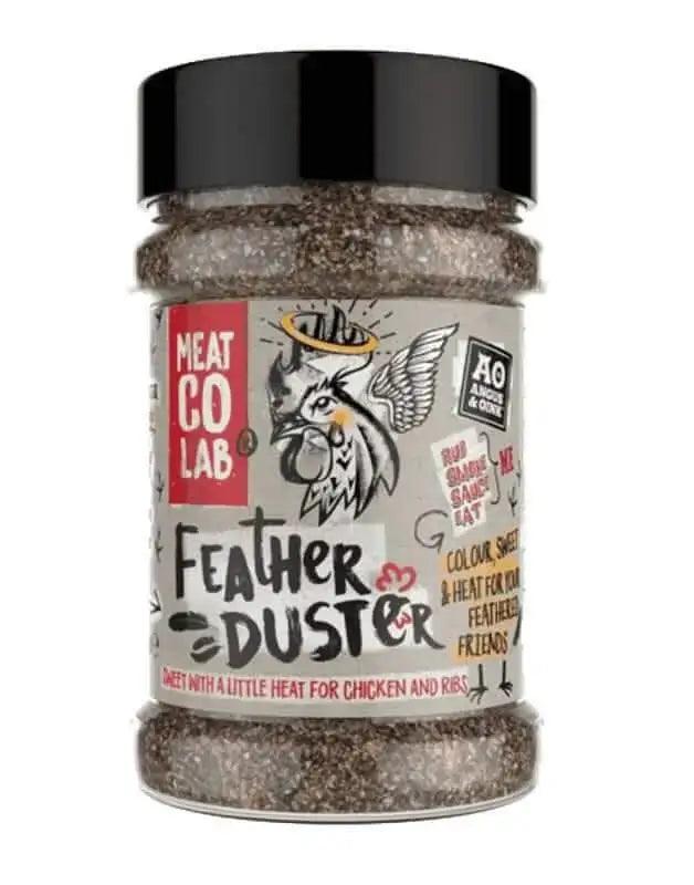 Angus & Oink Feather Duster 200g, rubs & sauces, butcher prepared, Bromfields Butchers