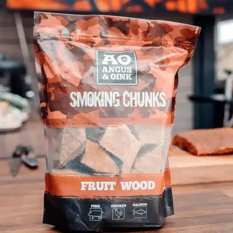 Angus & Oink Fruit Wood Chunks, rubs & sauces, butcher prepared, Bromfields Butchers
