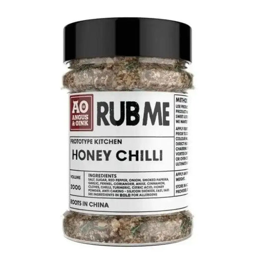 Angus & Oink Honey Chilli Seasoning, rubs & sauces, butcher prepared, Bromfields Butchers