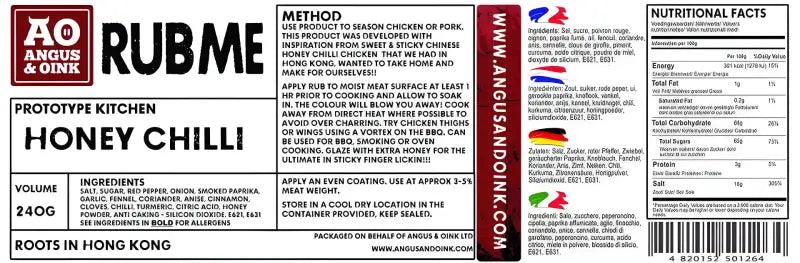 Angus & Oink Honey Chilli Seasoning - Bromfields Online Butchers UK