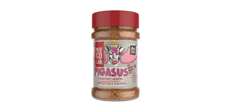Angus & Oink Pigasus Bacon Honey Jalapeño Rub 200g, rubs & sauces, butcher prepared, Bromfields Butchers