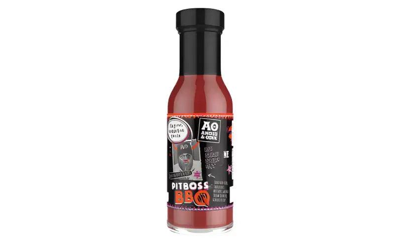 Angus & Oink PitBoss Smoky BBQ Sauce 300ml, rubs & sauces, butcher prepared, Bromfields Butchers