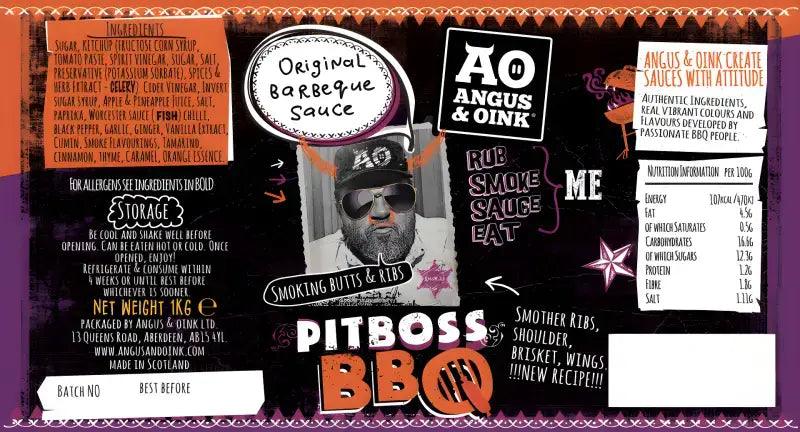 Angus & Oink PitBoss Smoky BBQ Sauce 300ml - Bromfields Online Butchers UK