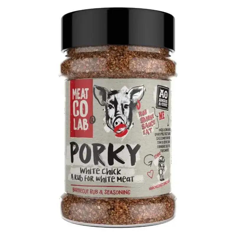 Angus & Oink Porky White Chick Competition Style BBQ Rub 200g, rubs & sauces, butcher prepared, Bromfields Butchers