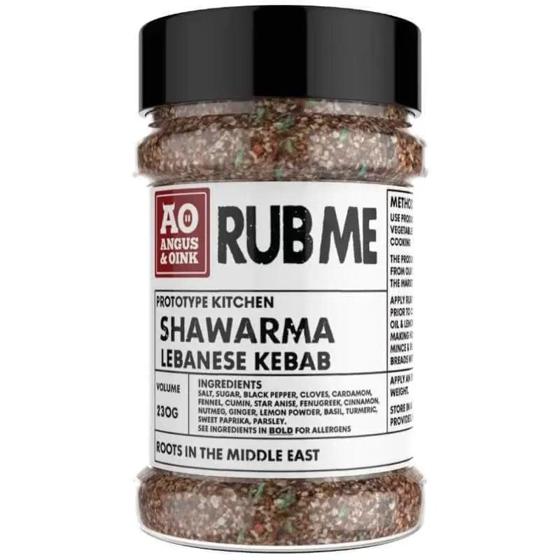 Angus & Oink Shawarma Seasoning 220g, rubs & sauces, butcher prepared, Bromfields Butchers