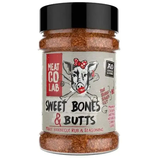 Angus & Oink Sweet Bones & Butts 200g, rubs & sauces, butcher prepared, Bromfields Butchers