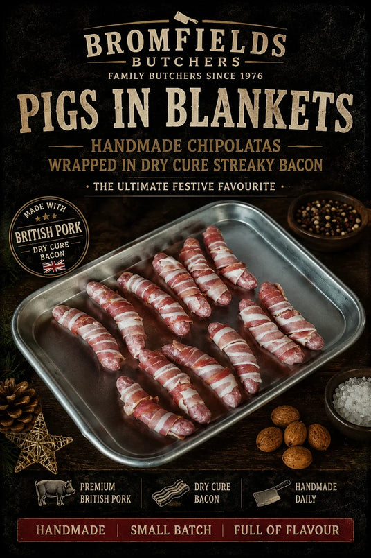 Pigs in Blankets 6's - Bromfields Online Butchers UK