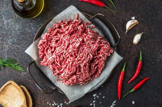 Dry Aged Beef Burger Mix 1kg, beef, butcher prepared, Bromfields Butchers