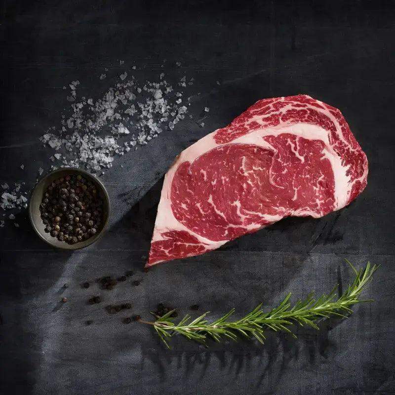Dry Aged Welsh Sirloin Steak, beef, butcher prepared, Bromfields Butchers