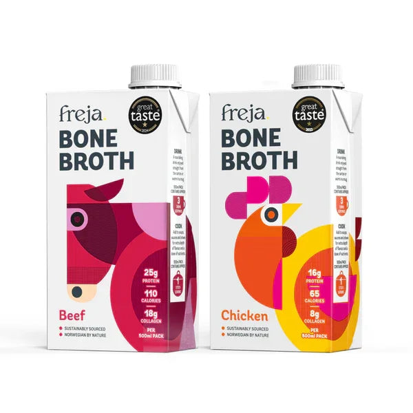 Freja Beef Bone Broth 500g - Bromfields Online Butchers UK