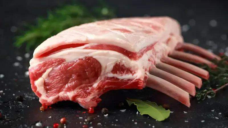 French Trimmed Welsh Rack of Lamb, lamb, butcher prepared, Bromfields Butchers