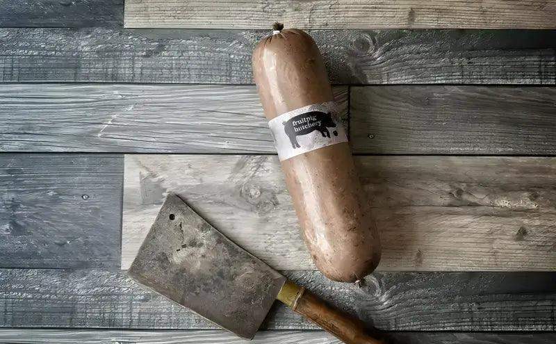 Fruit Pig Brunch Slice, pork, butcher prepared, Bromfields Butchers