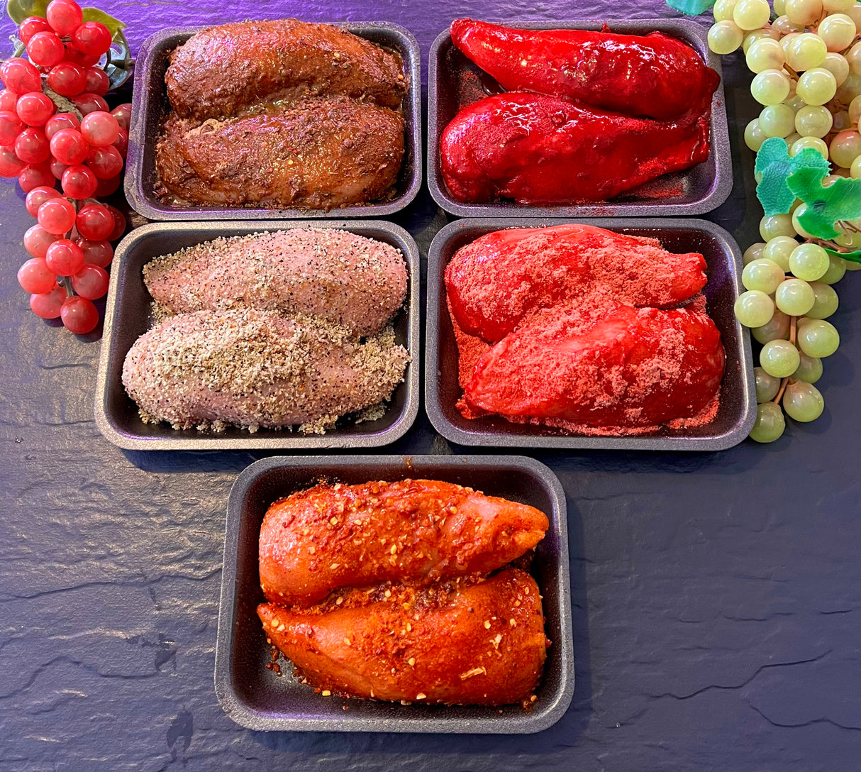 Flavoured Chicken Selection, meat packs, butcher prepared, Bromfields Butchers