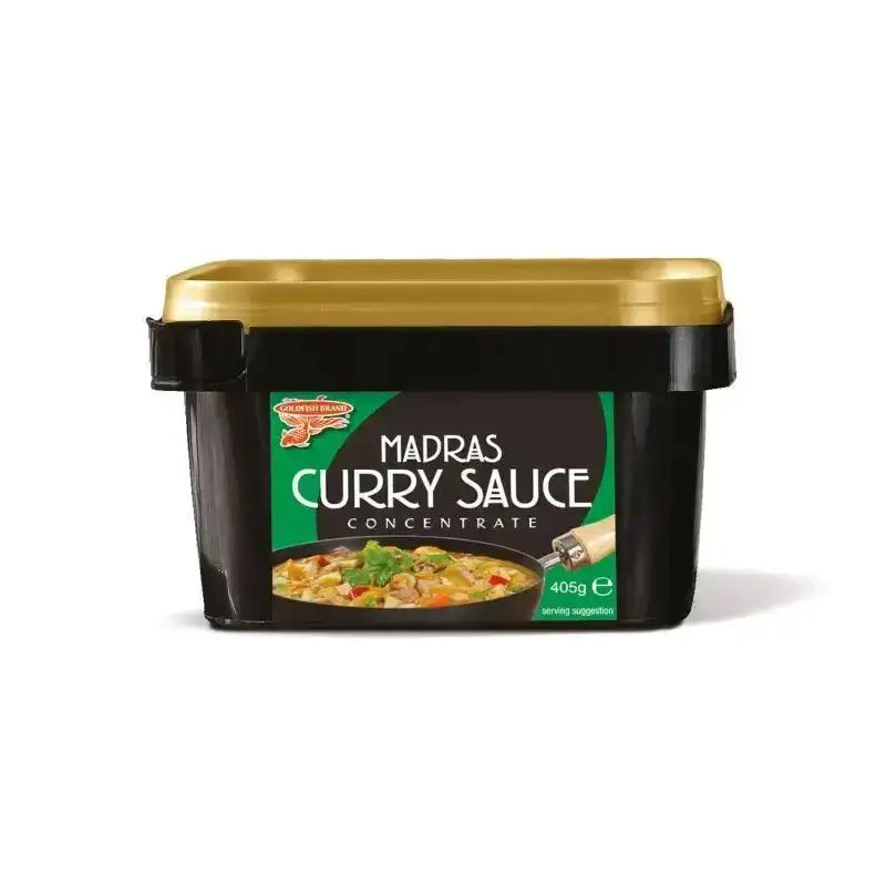 Goldfish Madras Curry Sauce Concentrate 405g, deli, butcher prepared, Bromfields Butchers