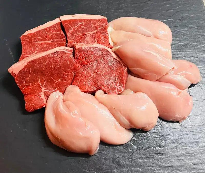 High Protein Rump Steak and Chicken Pack - Bromfields Online Butchers UK