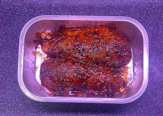 Jamaican Jerk Chicken Breasts x 2, ready meals, butcher prepared, Bromfields Butchers