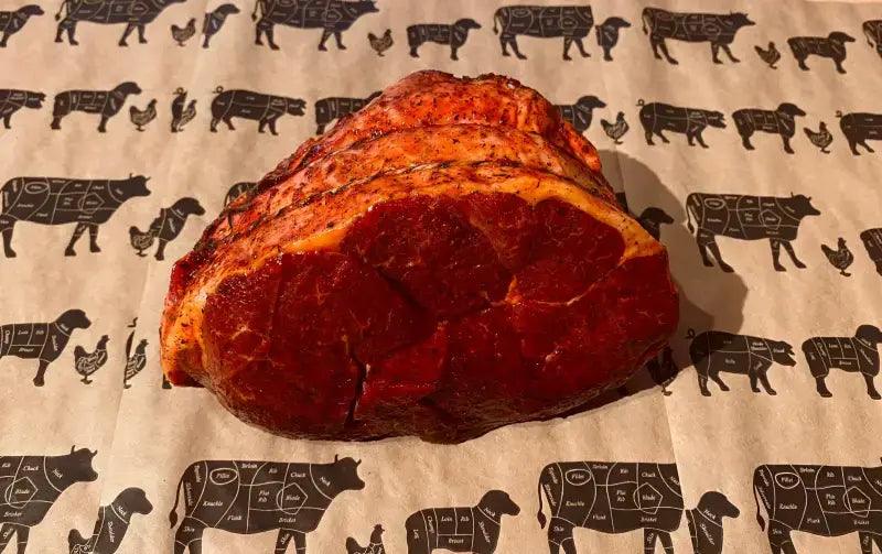 Minted Boneless leg of lamb, lamb, butcher prepared, Bromfields Butchers