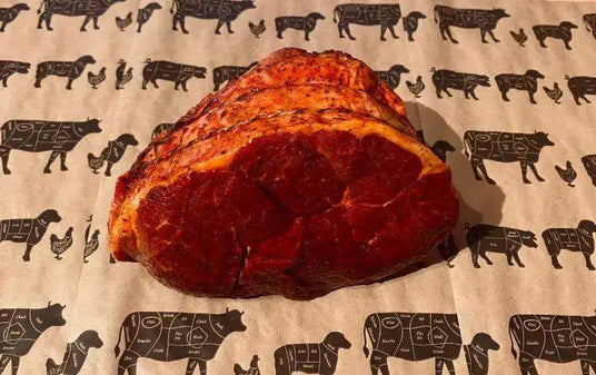 Minted Boneless leg of lamb, lamb, butcher prepared, Bromfields Butchers