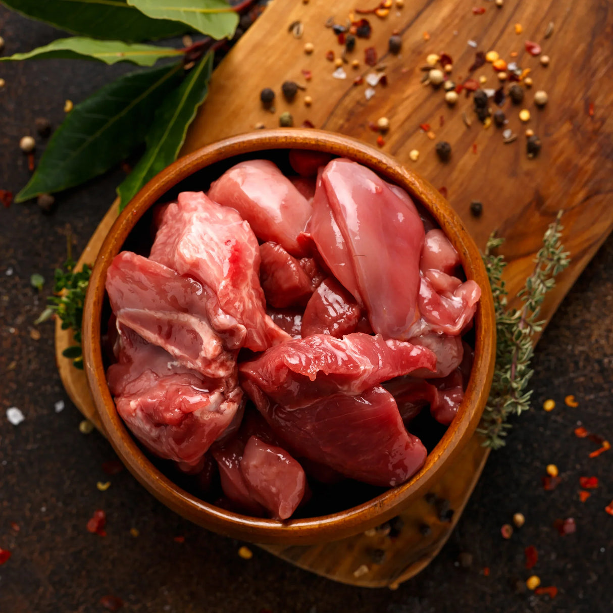 Mixed Diced Game 250g, game, butcher prepared, Bromfields Butchers