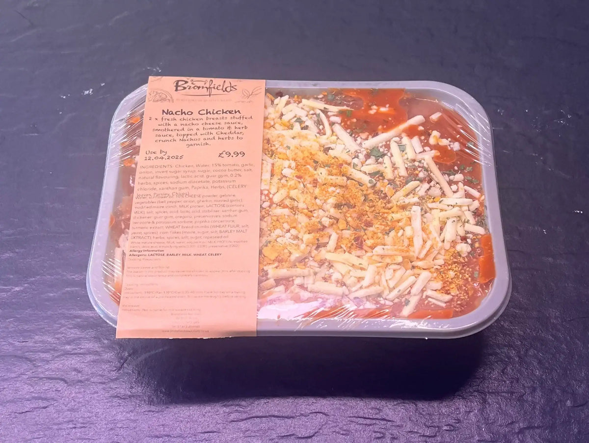 Nacho Chicken, ready meals, butcher prepared, Bromfields Butchers