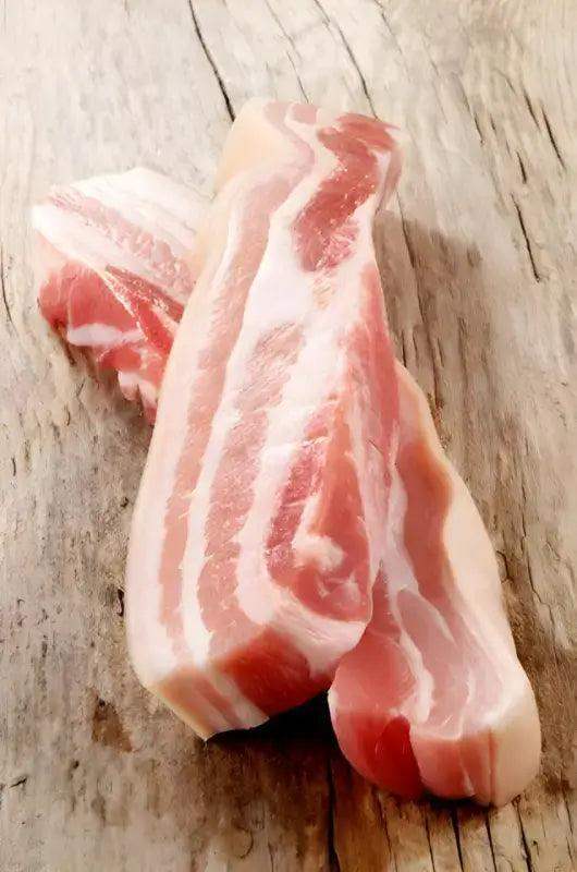 Pork Belly Slices (900g 3-5 Slices), pork, butcher prepared, Bromfields Butchers