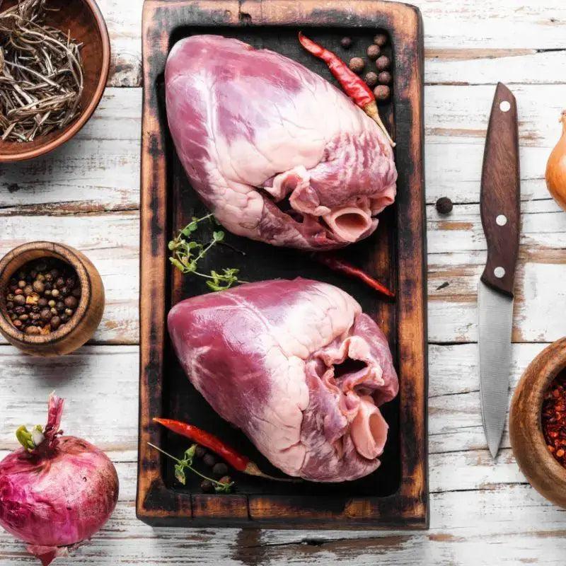 Pork Hearts x 2 - Bromfields Online Butchers UK