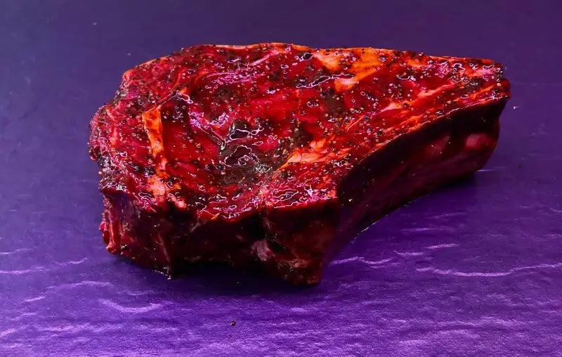 Premium Black Garlic Dry Aged Cote De Boeuf, beef, butcher prepared, Bromfields Butchers