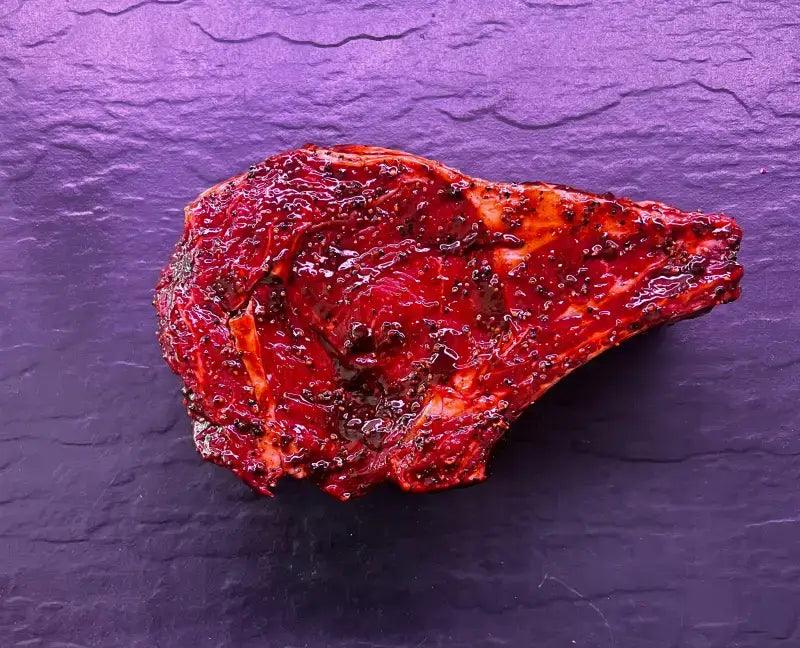 Premium Black Garlic Dry Aged Cote De Boeuf - Bromfields Online Butchers UK