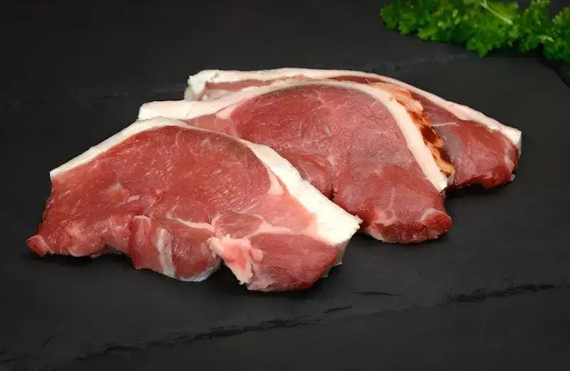 Premium Boneless Lamb Steaks 2 x 227g - Bromfields Online Butchers UK