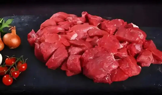 Premium Lean Diced Beef, beef, butcher prepared, Bromfields Butchers