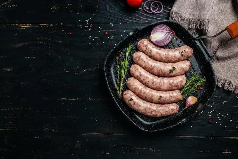 Premium Pork & Apple Sausages 6's - Bromfields Online Butchers UK