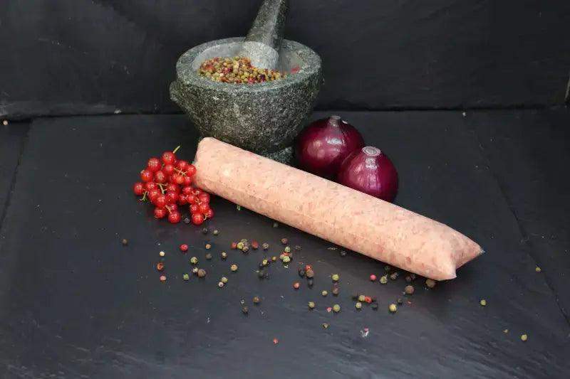 Sage & Onion Sausage Meat Stuffing 1lb, pork, butcher prepared, Bromfields Butchers