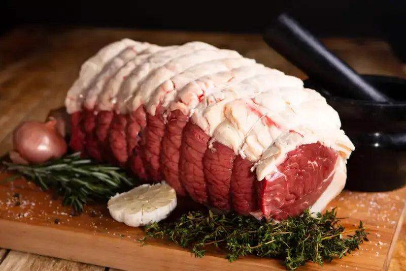 Silverside Roasting Joint, beef, butcher prepared, Bromfields Butchers