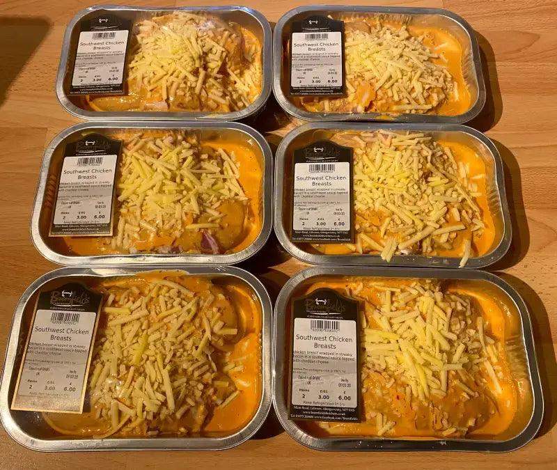 Southwest Chicken x 2, ready meals, butcher prepared, Bromfields Butchers