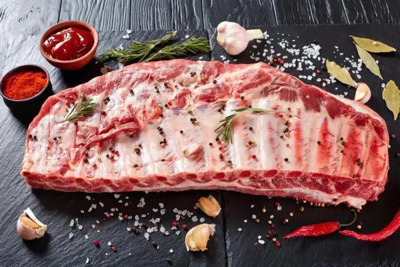 St. Louis Competition Style Pork Ribs, pork, butcher prepared, Bromfields Butchers