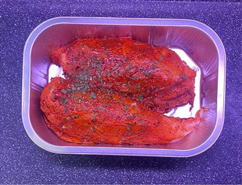 Tandoori Chicken Breasts x2, ready meals, butcher prepared, Bromfields Butchers