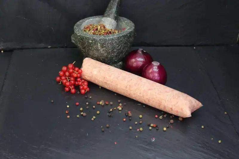 Traditional Pork Sausage Meat 454g, sausages, butcher prepared, Bromfields Butchers