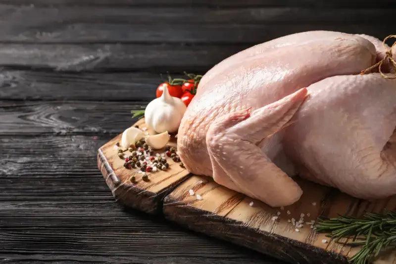 Usk Vale White Whole Turkey, poultry, butcher prepared, Bromfields Butchers