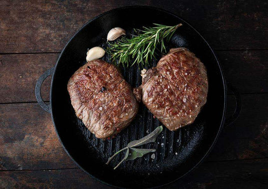 Wild Boar Steaks 2 x 125g, exotic meats, butcher prepared, Bromfields Butchers