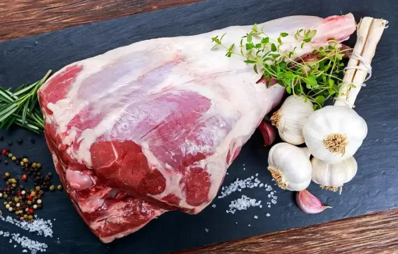 Bone in Welsh Leg of Lamb, lamb, butcher prepared, Bromfields Butchers