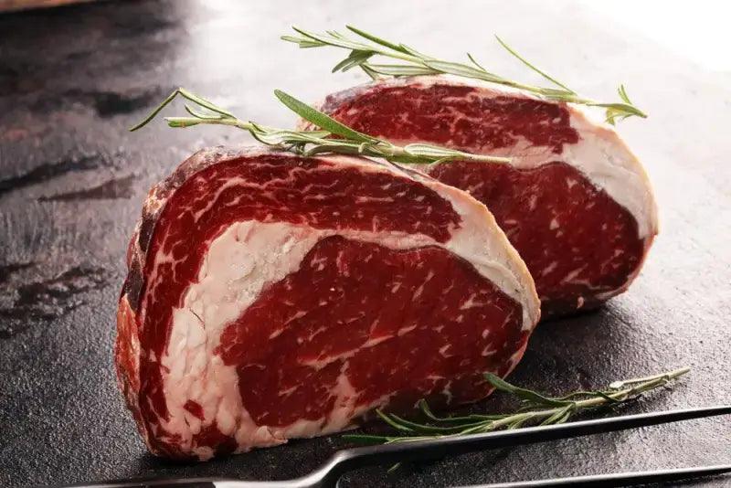 16oz Dry Aged Welsh Rib Eye Steak, beef, butcher prepared, Bromfields Butchers