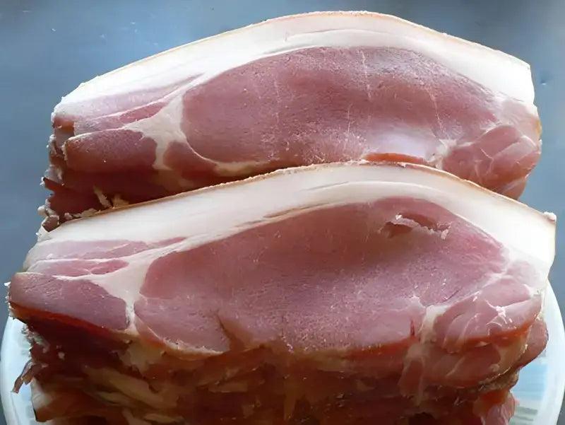 2kg Dry Cure Back Bacon, bacon, butcher prepared, Bromfields Butchers