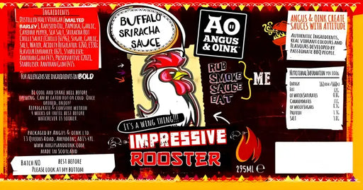 300ml Impressive Rooster - Buffalo Sriracha