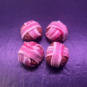 Pork Faggots Wrapped in Streaky Bacon