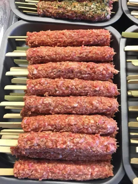 Minted Lamb Kofta Kebab 6's - Bromfields Butchers